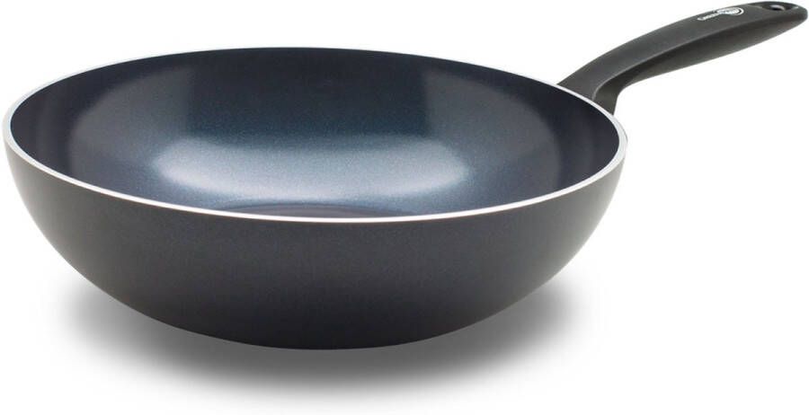 Greenpan Wokpan Torino Zwart ø 28 cm 3.6 Liter Keramische anti-aanbaklaag