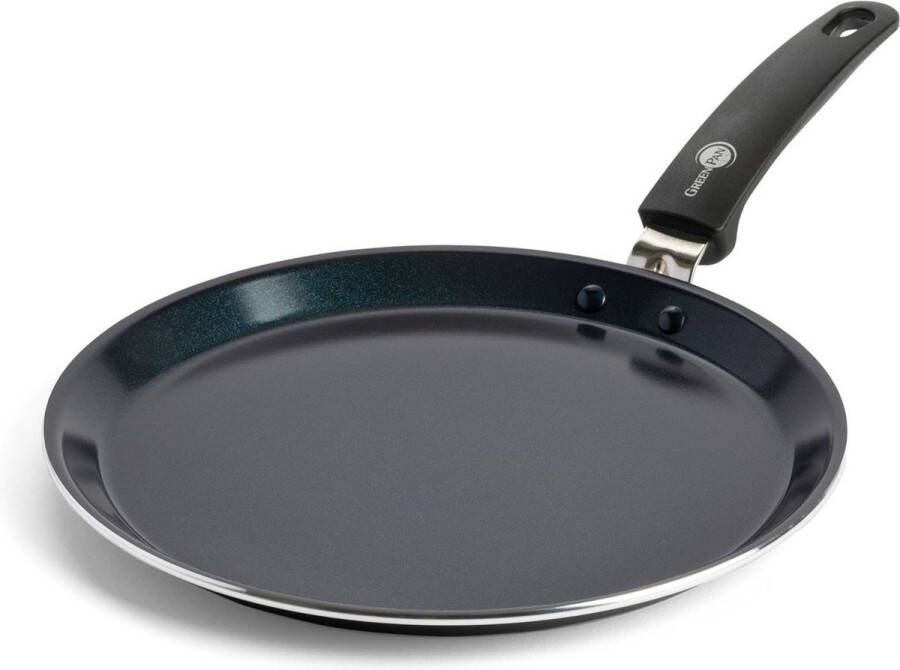 Greenpan Pannenkoekenpan Torino Zwart ø 28 cm Keramische anti-aanbaklaag