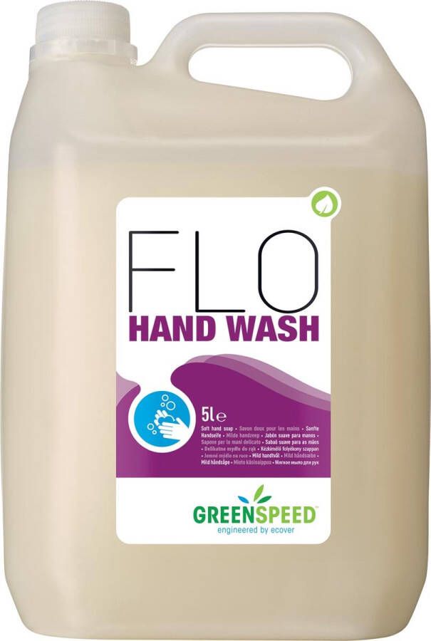 Paagman Greenspeed handzeep Flo voor frequent gebruik bloemenparfum flacon van 5 liter