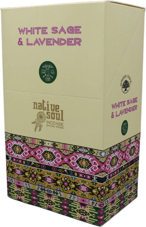Greentree® Green Tree Wierook Native Soul Witte Salie en Lavendel(12 pakjes )