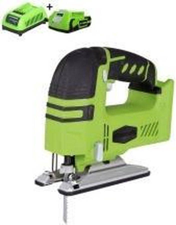 Greenworks 24V accu decoupeerzaag + 2Ah accu