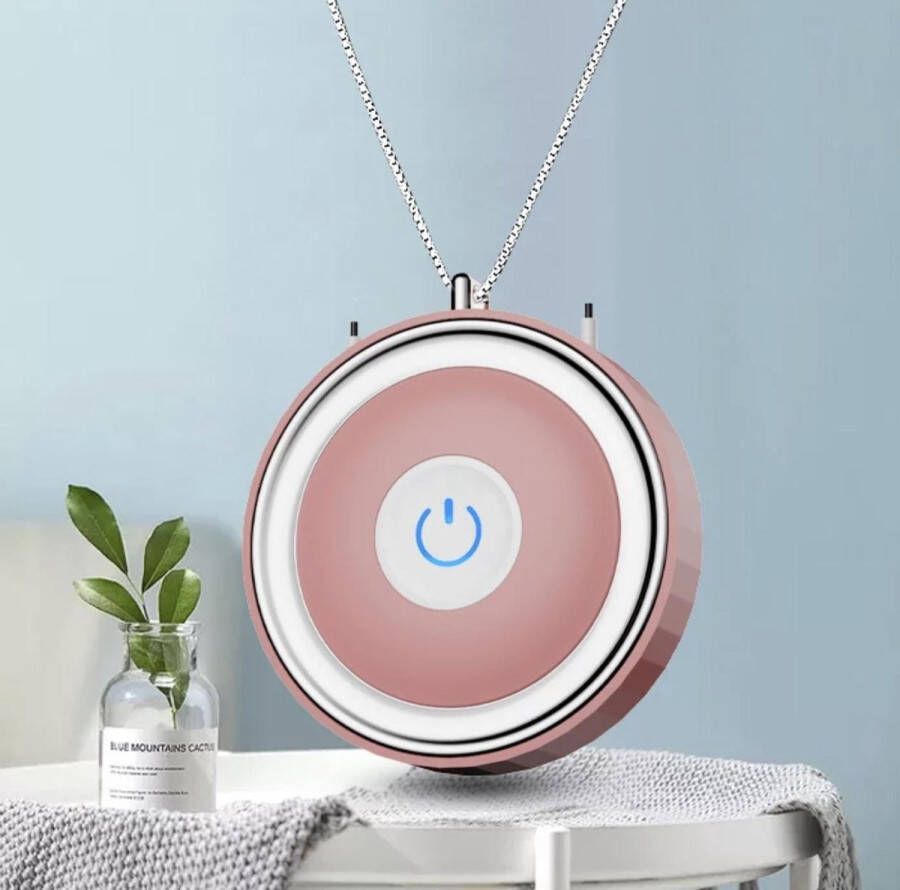 Greenz products Mini Draagbare Air Purifier Ionisator Luchtreiniger Roze