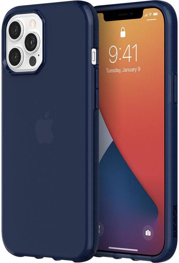 Griffin Survivor Clear case iPhone 12 Pro Max Navy