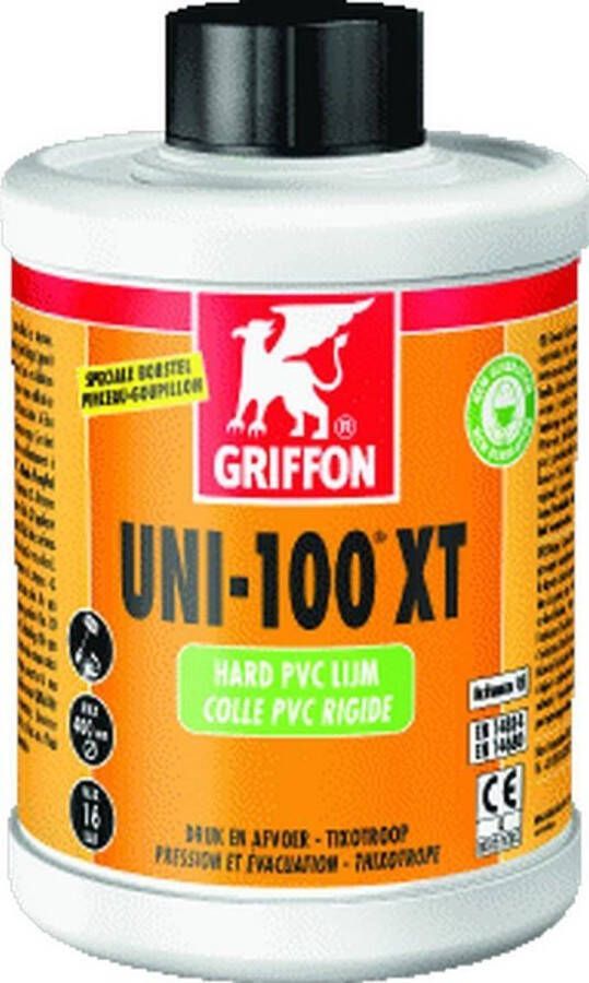 Griffon PVC lijm UNI-100 XT Kiwa 1.000 ml