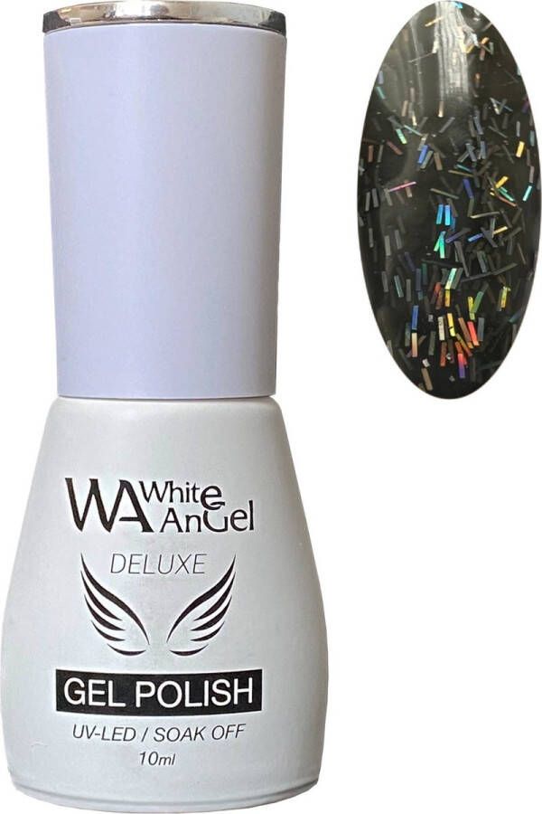 Grijs Gellex White Angel Deluxe Gel Polish (291) Shimmering Party 10ml Gellak Gel nagellak Shellac Gel nagels Gel Nails