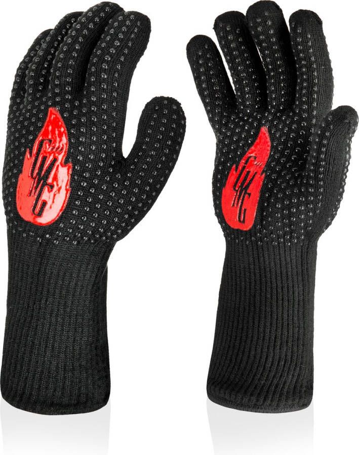Grill Master Gloves The Original ovenhandschoenen hittebestendig Perfect Kerstcadeau- tot 800 graden celsius bbq handschoenen ovenwanten – Aramid