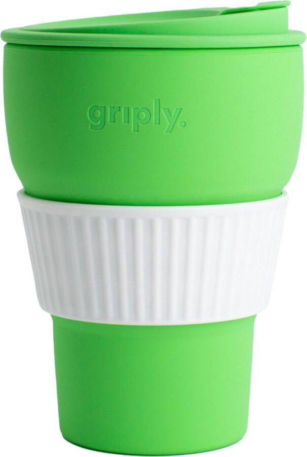 Griply to go Opvouwbare koffiebeker Arcadian green 355ml