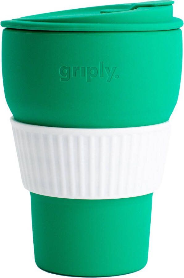 Griply to go Opvouwbare koffiebeker Mint 355ml