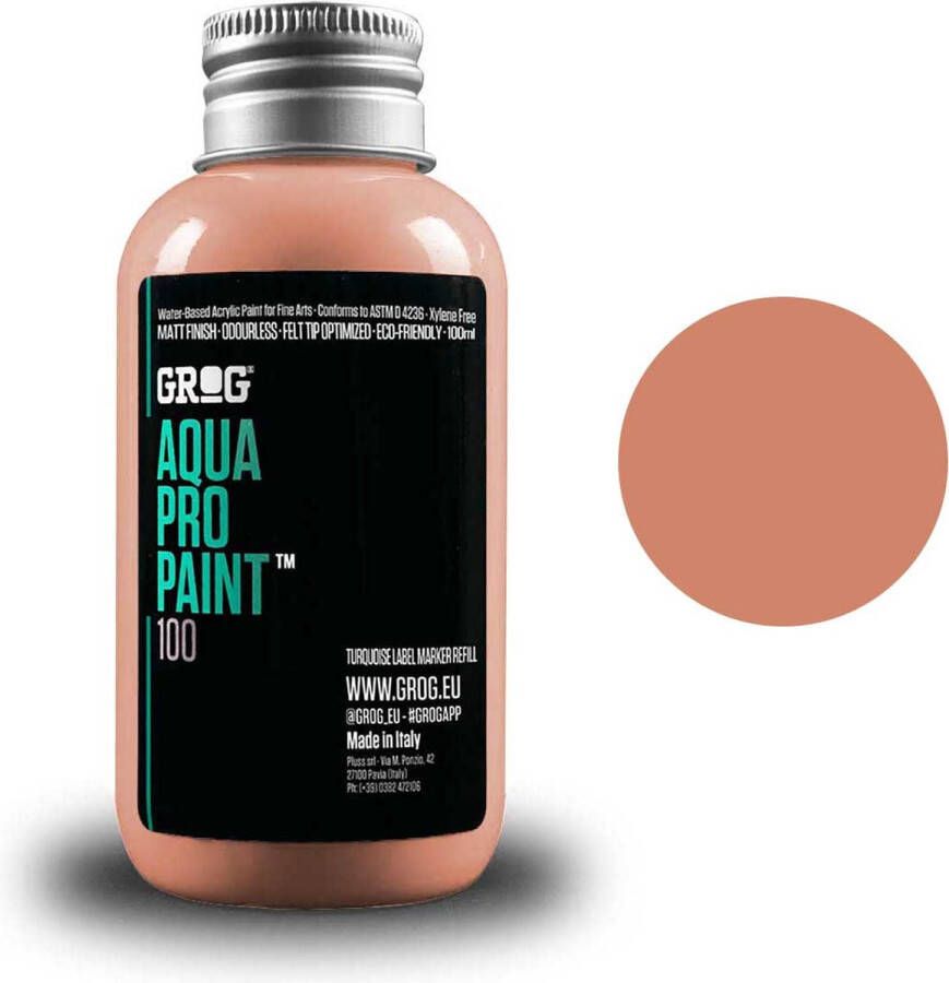 Grog Aqua Pro Paint Acrylverf op waterbasis 100ml Charlie Brown