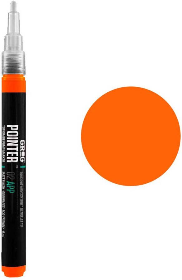 Grog Pointer 02 APP Verfstift Acrylverf op waterbasis fijne punt van 2mm Clockwork Orange