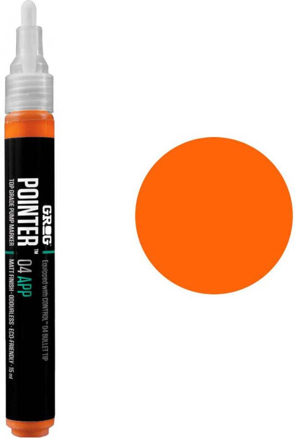 Grog Pointer 04 APP Verfstift Acrylverf op waterbasis medium punt van 4mm Clockwork Orange