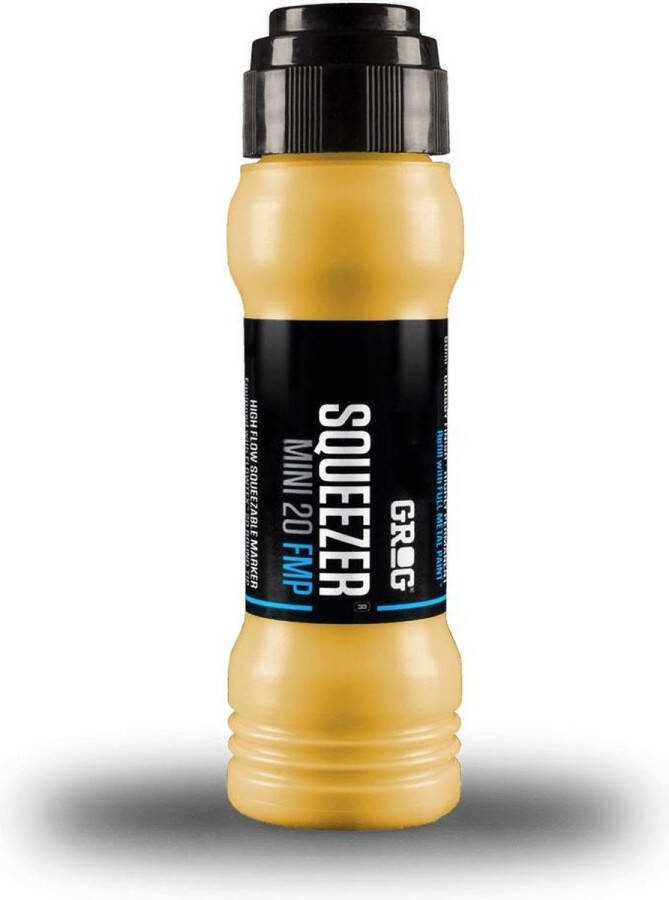 Grog Squeezer Paint Mini Verfstift Donker geel Schrijfbreedte 20mm Stift Permanent