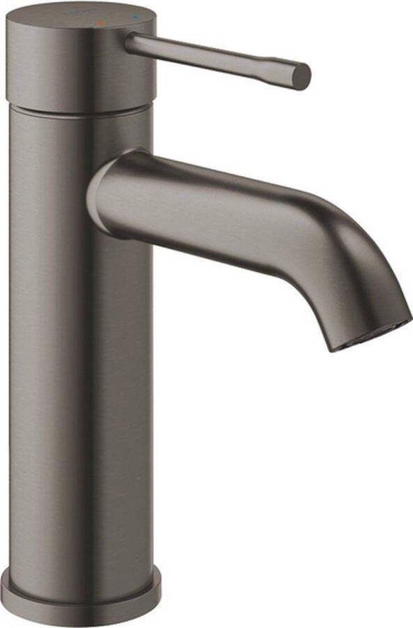 GROHE Essence Wastafelkraan Opbouw uitloop 11.6cm S-size gladde body brushed hard graphite