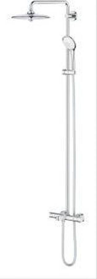 GROHE Euphoria Regendoucheset Opbouw badkraan hoofddouche 26cm massage handdouche rond chroom