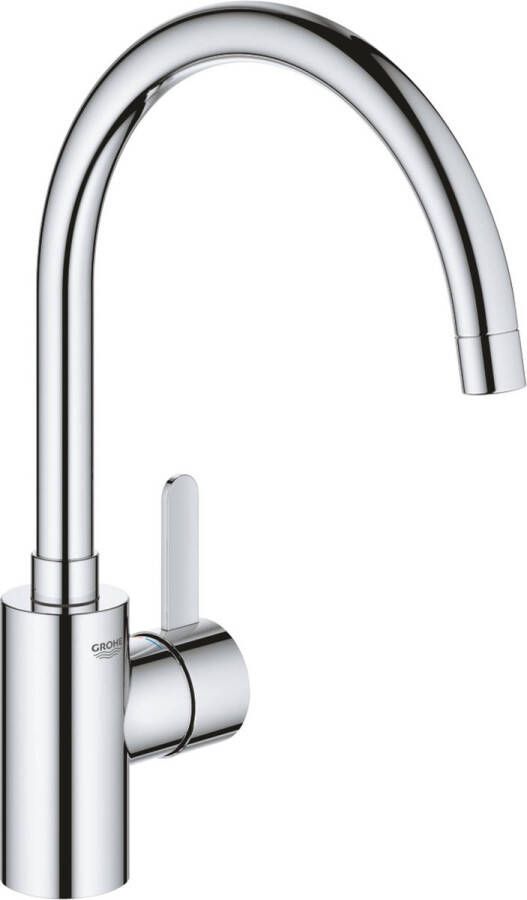 GROHE Eurosmart Cosmopolitan Keukenkraan hoge draaibare C-uitloop chroom 32843002