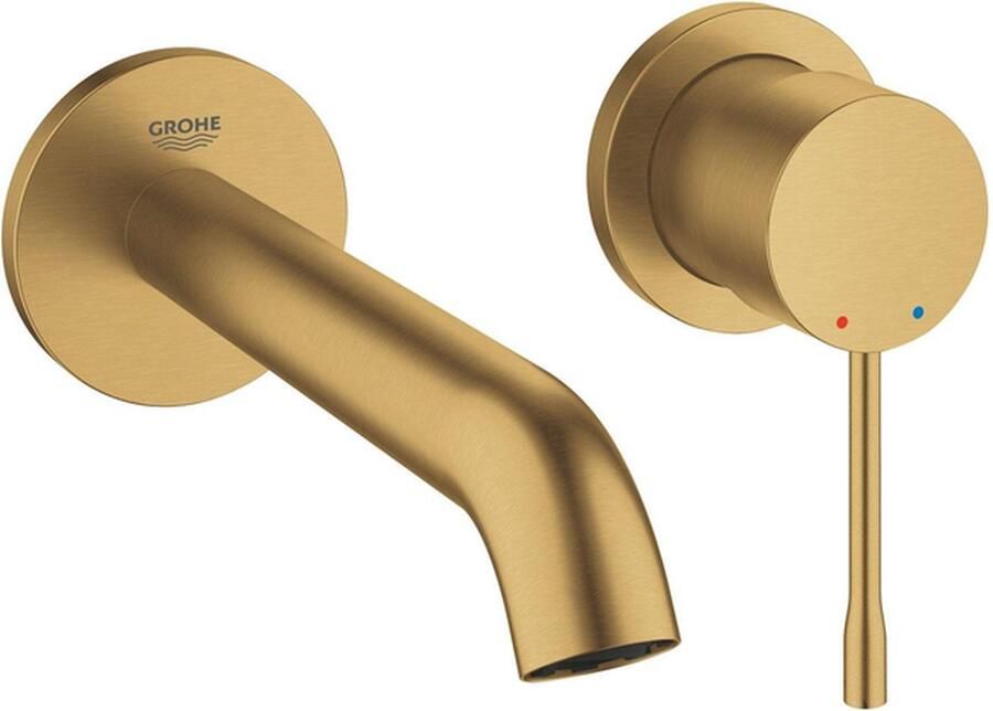 GROHE Essence Wastafelkraan Inbouw uitloop 18.3cm M-size Brushed Cool Sunrise