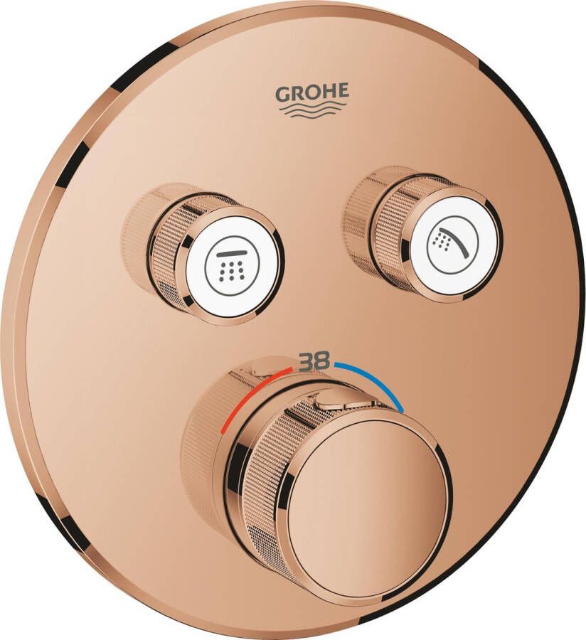 GROHE Grohtherm Smartcontrol inbouw douchekraan brons (warm sunset)