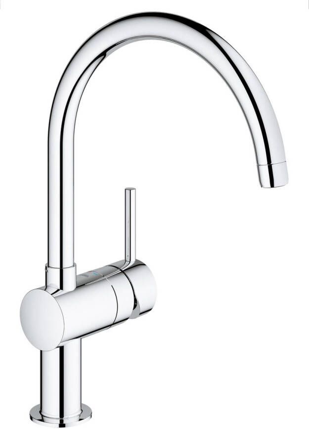 GROHE Minta Keukenkraan draaibare hoge C-uitloop 1 straalstand chroom 32917000