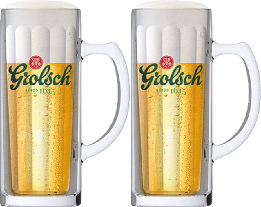 Grolsch Bierpul 500ml 2 stuks