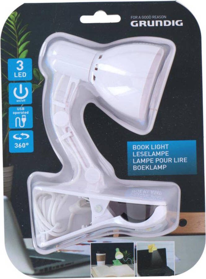 Grundig Boeklamp Wit