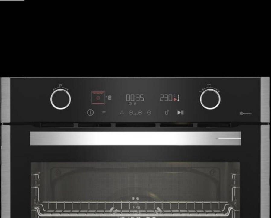 Grundig GEBM19400BPHI Middelmaat Elektrische oven 72 l 72 l Pyrolytisch Ingebouwd