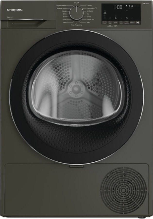 Grundig GT5P6923M0 WARMTEPOMPDROGER ANTRACIET 9KG A++ 5 JAAR GARANTIE