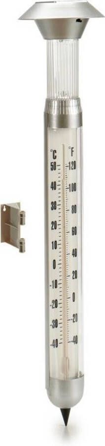 Grundig thermometer buiten met led-lamp 12 5x97 cm
