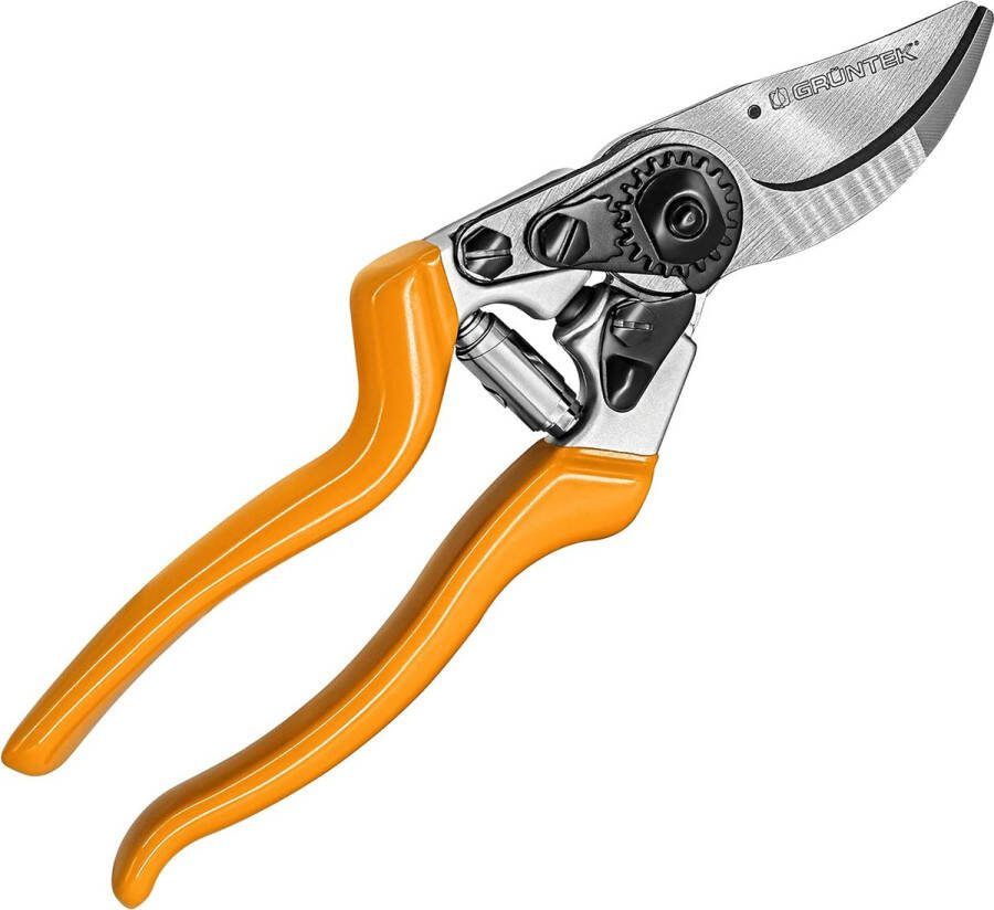 Grüntek GRÜNTEK Tuinschaar Z-25 voor LINKSHANDIGEN Gesmede Premium Snoeischaar Druivenschaar 215mm Bypass ergonomische handgrepen. GELD TERUG GARANTIE !!