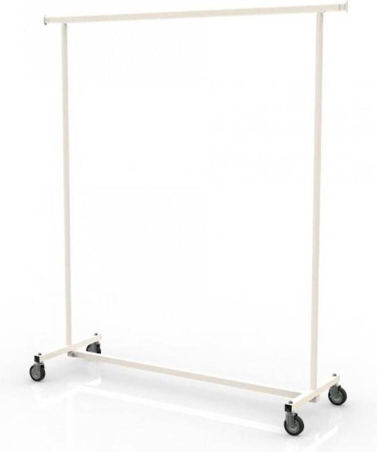 Gruppo Corso white edition vaste hoogte XXL LUXE Inklapbaar kledingrek extra breed van onze fabriek uit Italie