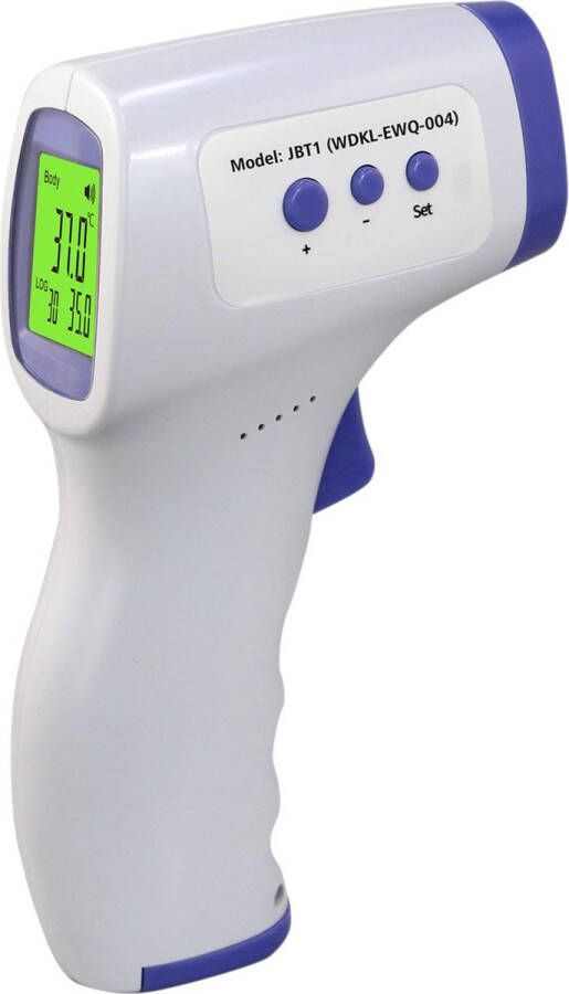 GS Quality Products Parcura non-contact infrarood thermometer contacloze digitale koortsthermometer via voorhoofd