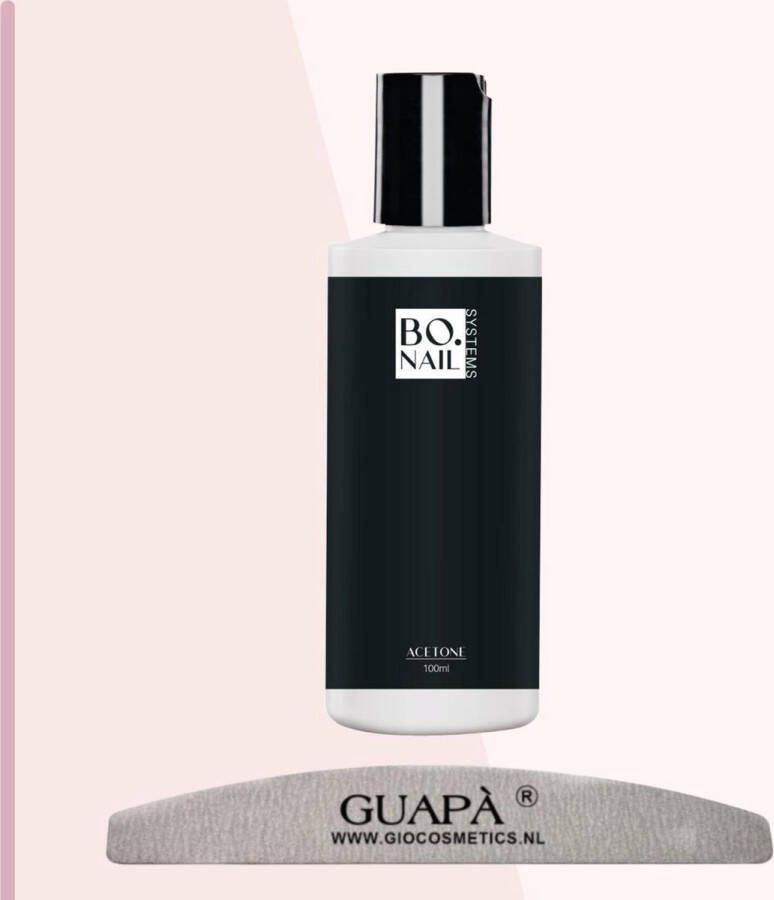 GUAPÀ Aceton Puur 100 ml | Nagel Verwijderaar voor Gellak Acrylic Nagellak Gelnagels | Nagellak Remover | Acetone