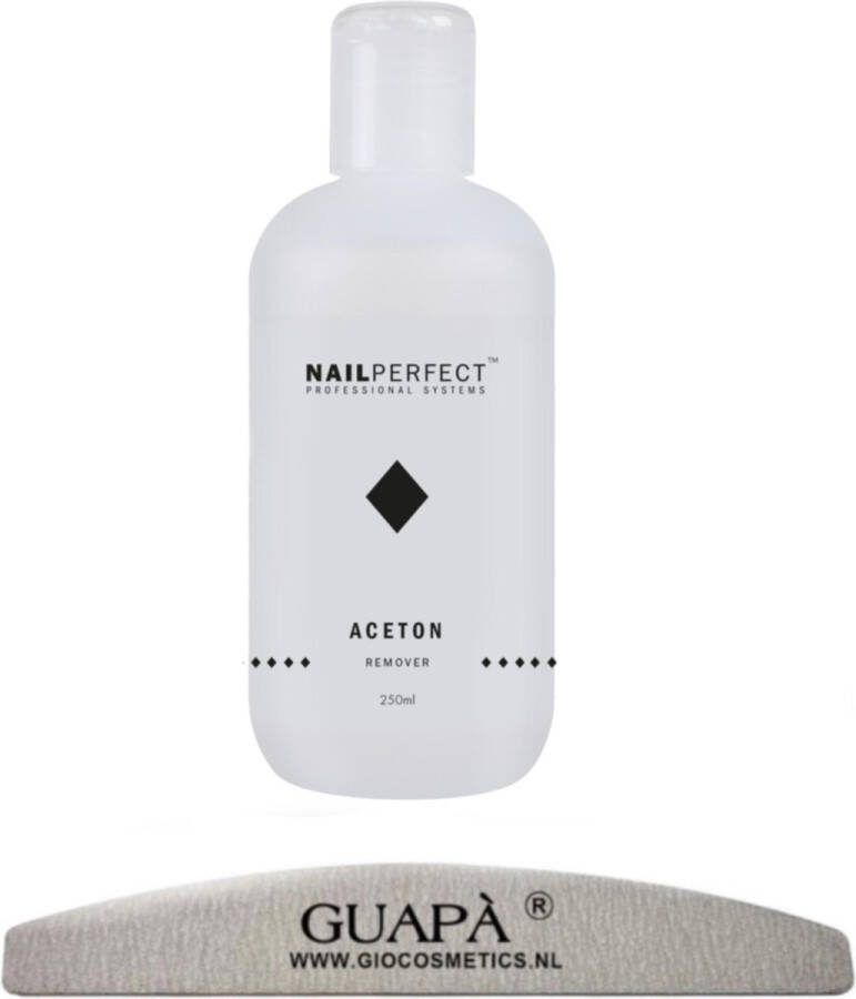 GUAPÀ Aceton Puur 250 ml | Nagel Verwijderaar voor Gellak Acrylic Nagellak Gelnagels | Nagellak Remover