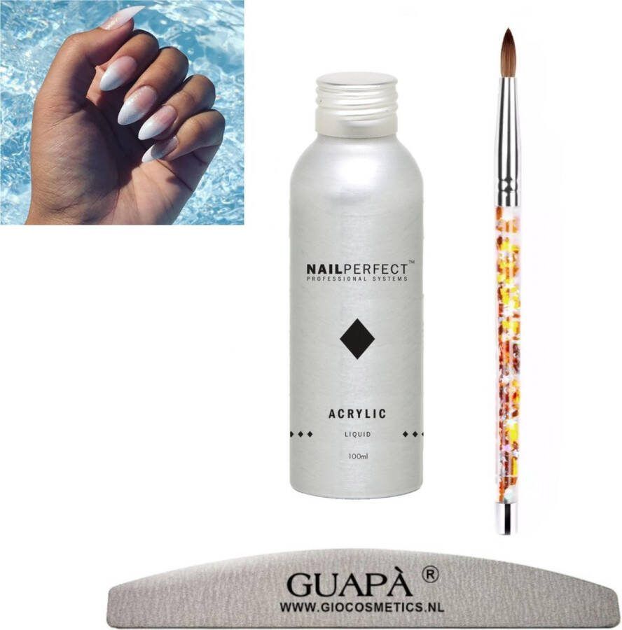 GUAPÀ acryl liquid set van professionele kwaliteit acryl vloeistof |acrylic monomer acryl penselen 100 ml