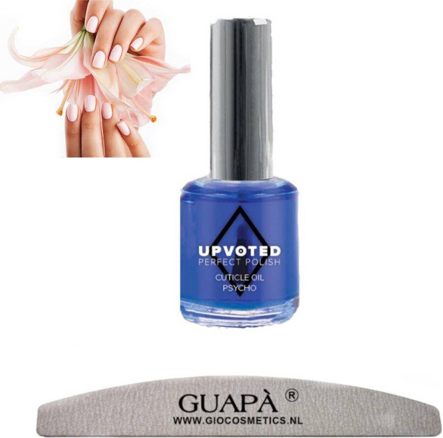 GUAPÀ Nagelriemolie Pyscho 5 ml Cuticle Oil + Nagelvijl 100 180