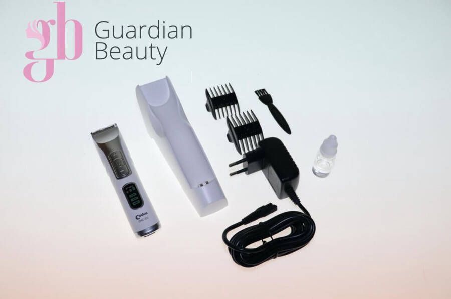 Guardian Beauty Baard trimmers Draadloze tondeuseset Kleur Wit Lichtgewicht tondeuse Oplaadbaar! Scheerapparaat