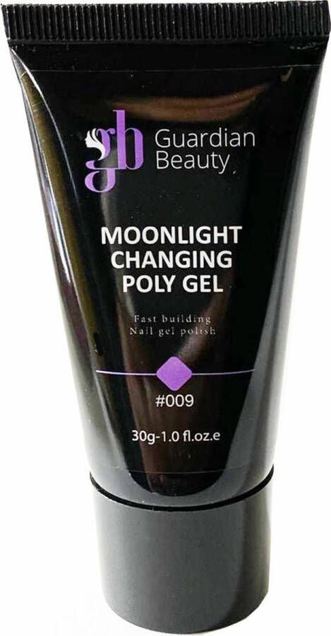 Guardian Beauty Polygel Polyacryl Gel Moonlight Changing Kleur Lila 30gr Gel nagellak Fantastische glans en kleurdiepte UV en LED-uithardbaar Kunstnagels en natuurlijke nagels