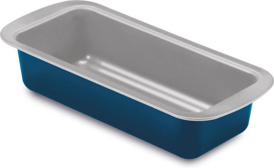 Guardini XBake Broodbakvorm 25x11cm bakvorm anti aanbaklaag krasbestendig PFTE & PFAS-vrij tot 230°C blauw zilver