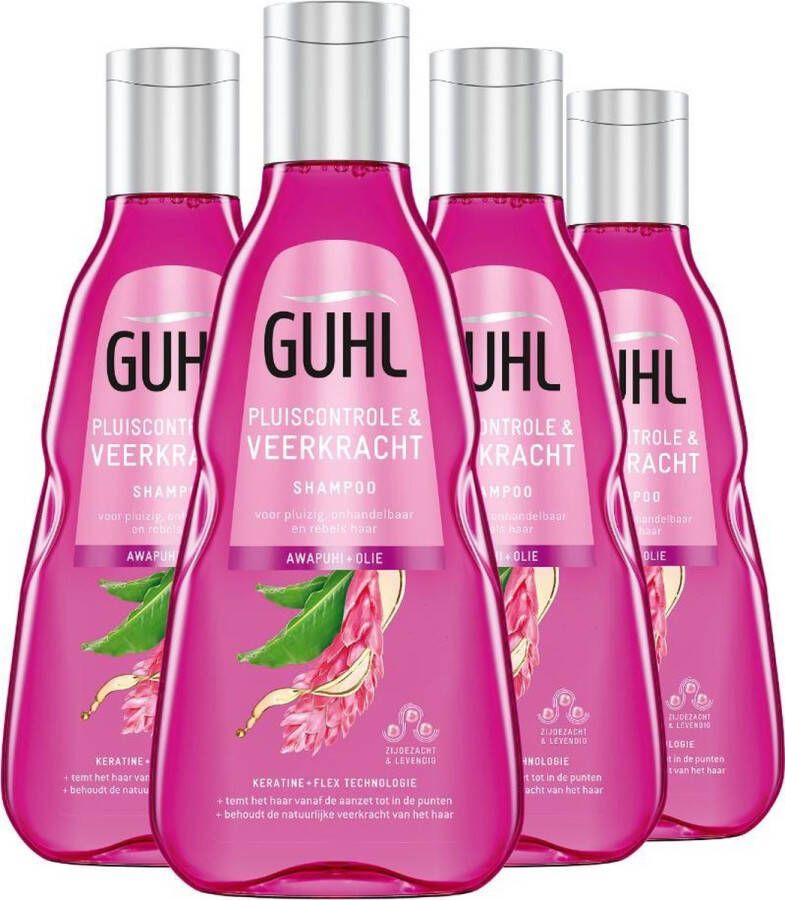 Guhl 4x Pluiscontrole & Veerkracht Shampoo 250 ml