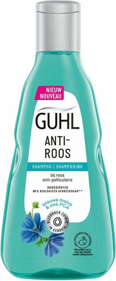 Guhl Anti-Roos shampoo 4 x 250 ml voordeelverpakking