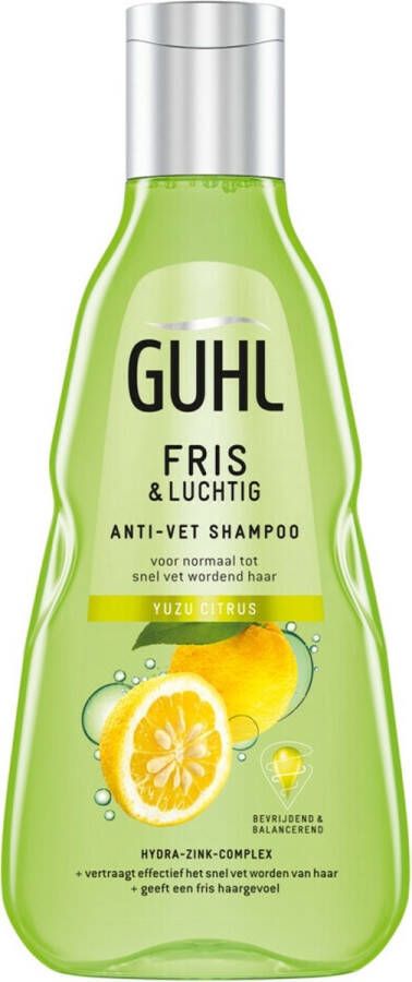 Guhl Fris & Luchtig shampoo 4 x 250 ml voordeelverpakking