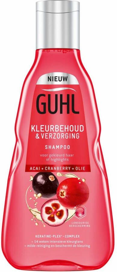 Guhl Kleurbehoud & Verzorging shampoo 4 x 250 ml voordeelverpakking