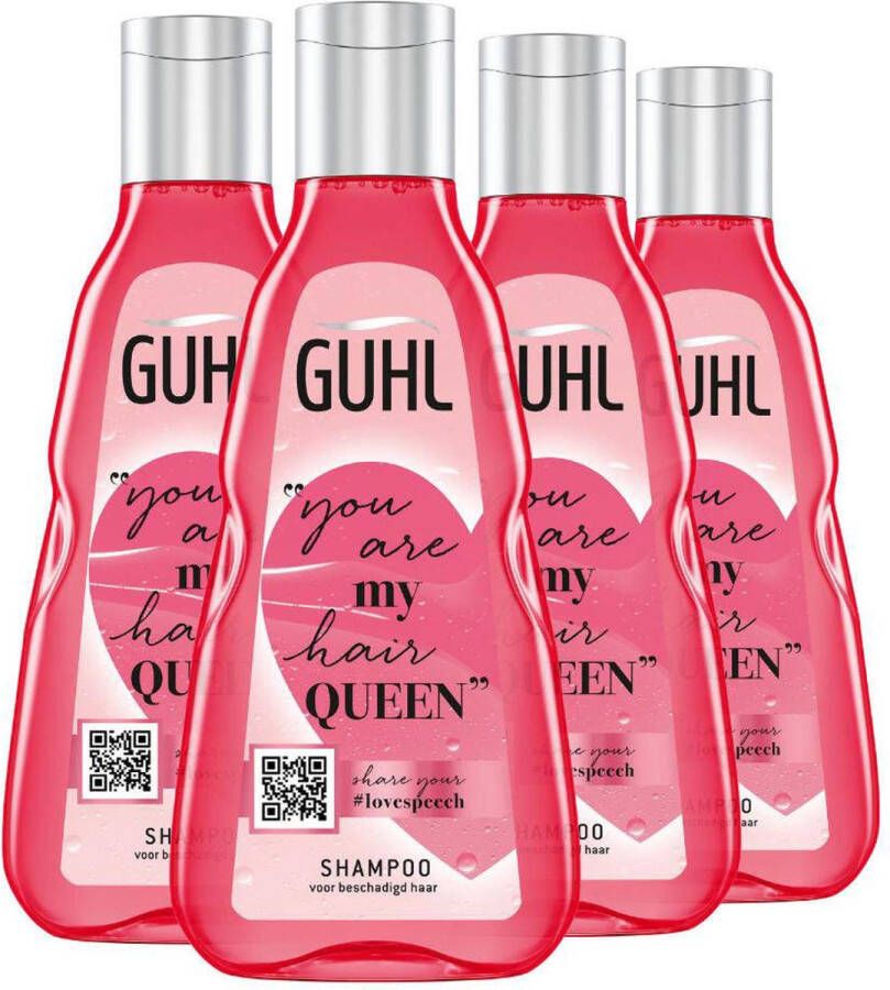 Guhl Love Speech shampoo 4 x 250 ml voordeelverpakking