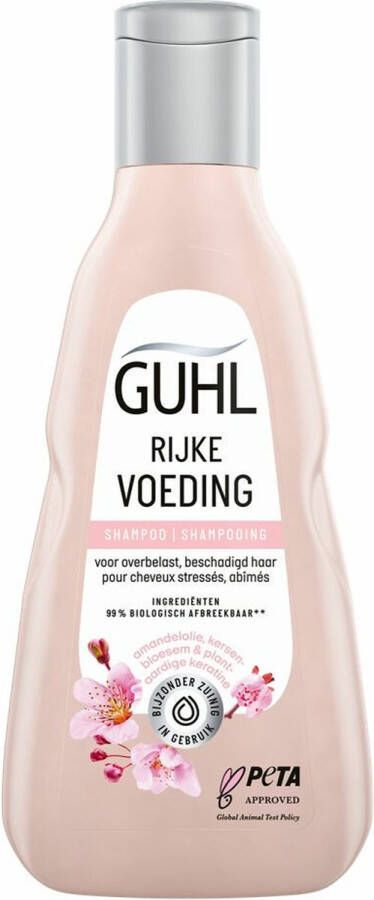 Guhl Rijke Voeding shampoo 4 x 250 ml voordeelverpakking