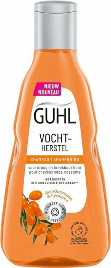 Guhl Vocht & Glans shampoo 4 x 250 ml