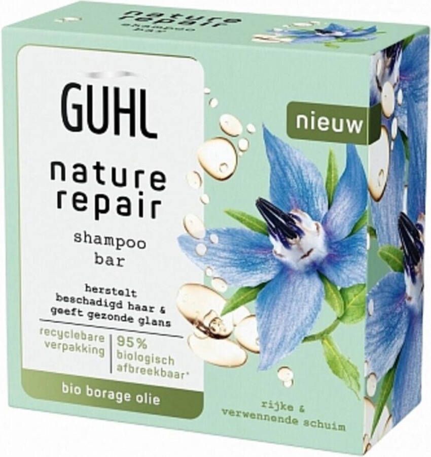 Guhl 6x Nature Repair Shampoo Bar 75 gr
