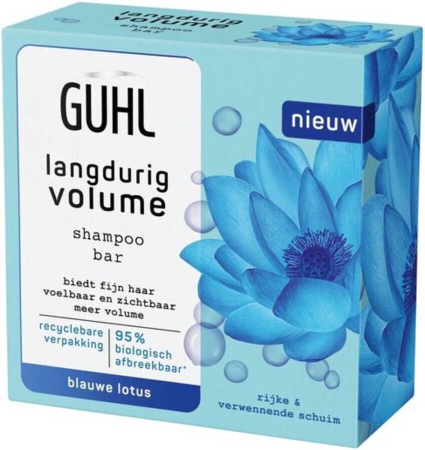 Guhl 6x Shampoo Bar Langdurig Volume 75 gr