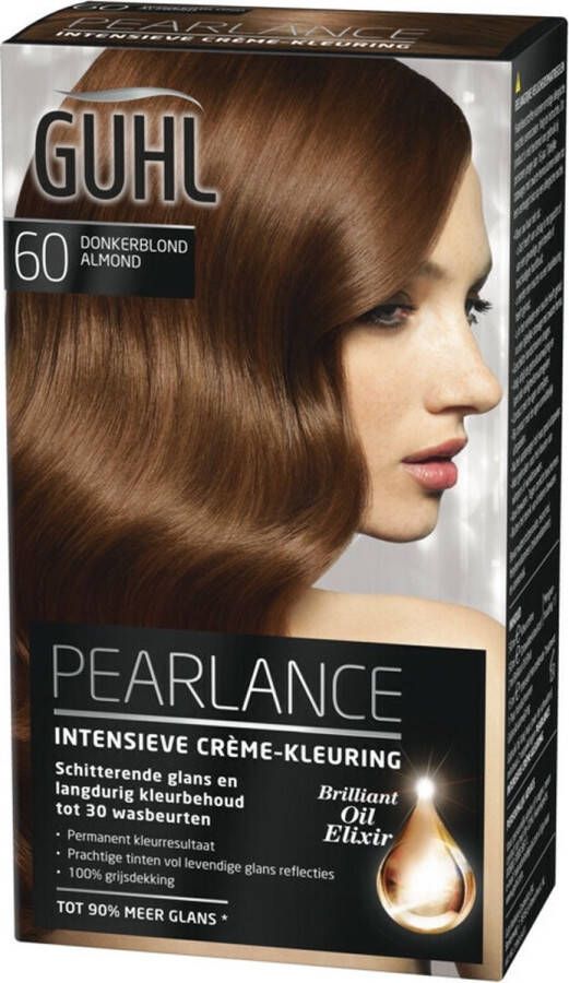 Guhl Pearlance Intensieve Crème haarkleuring N60 Donkerblond Almond