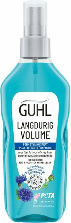 Guhl Langdurige Volume Föhn-Active Styling Spray 4 x 150 ml voordeelverpakking