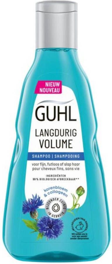 Guhl Shampoo Langdurig Volume 250 ml 4 st Voordeelverpakking