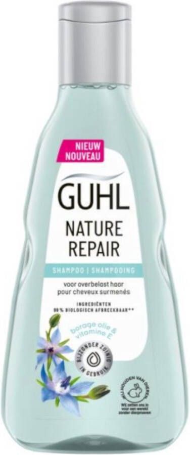 Guhl Nature Repair Shampoo voor beschadigd haar 250ML